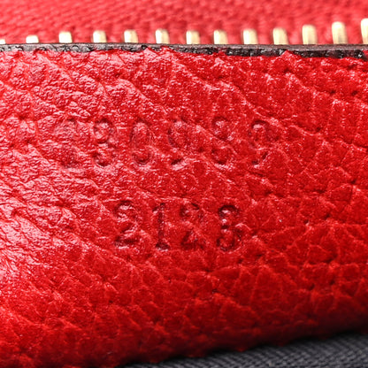 Gucci Monogram D Ring Abbey Pochette Navy Red 7 of 14