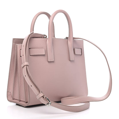 Saint Laurent Grained Calfskin Nano Sac De Jour Antique Rose 2 of 4