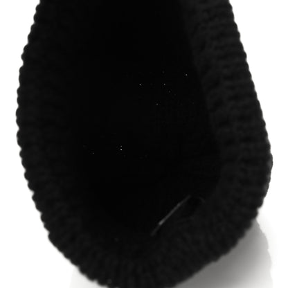 Chanel Cashmere CC Beanie Hat Black White 4 of 8