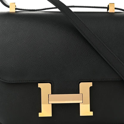 Hermes Epsom Constance 24 Black 8 of 12
