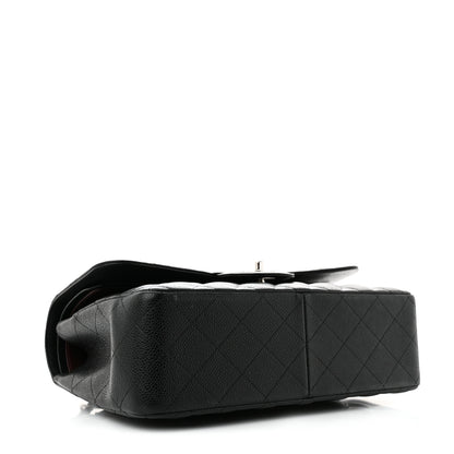 Chanel Caviar Quilted Jumbo Double Flap Black 4 of 11