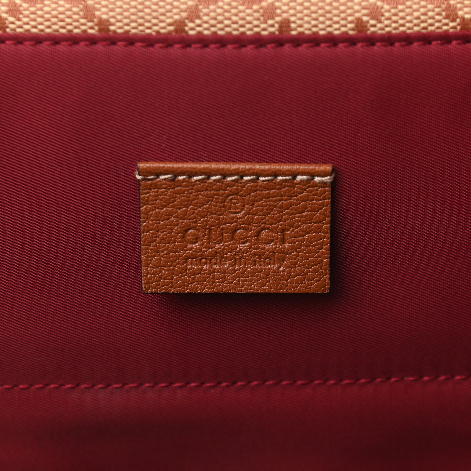 Gucci Monogram Childrens Sciroppo Patch Backpack Beige 6 of 9