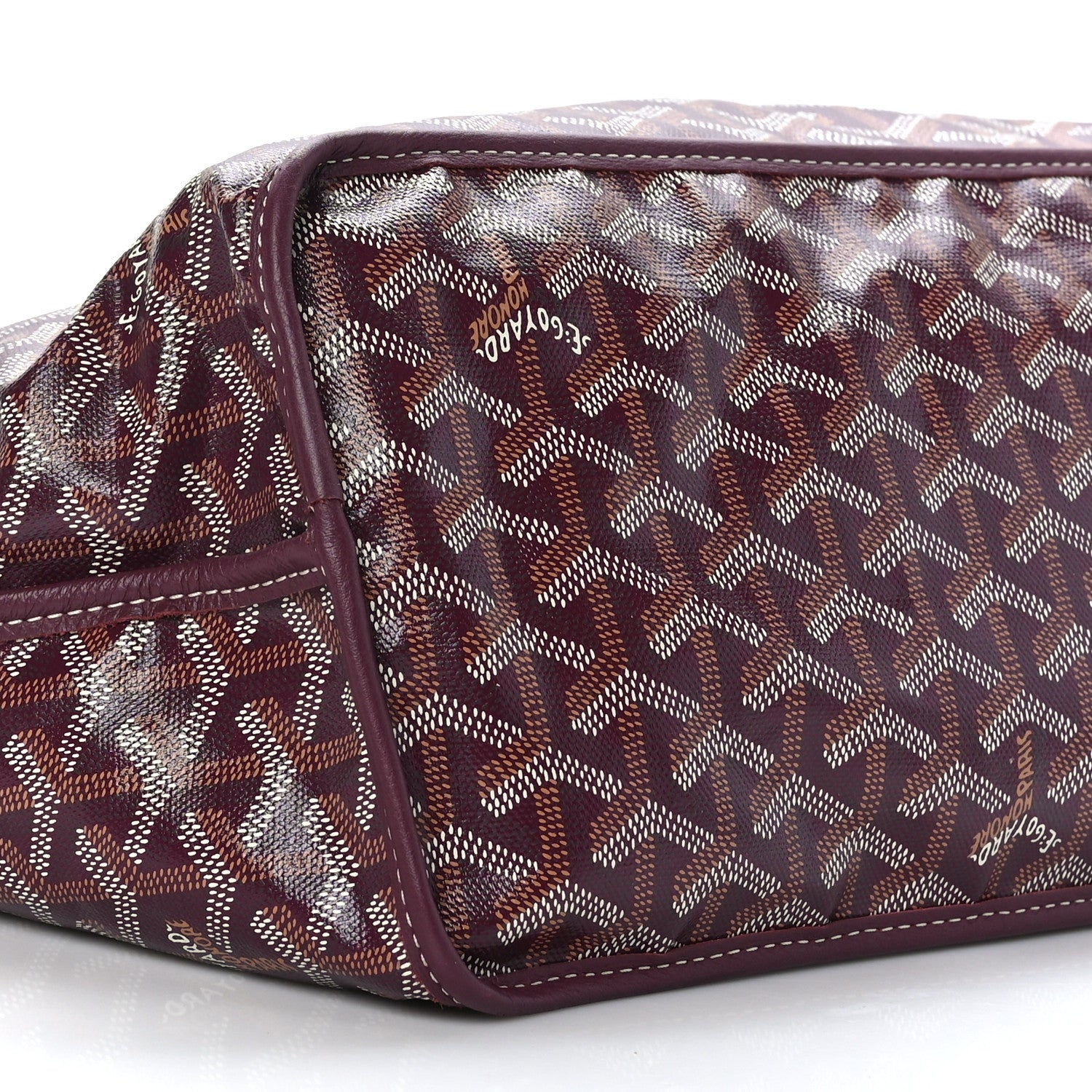 Goyard Goyardine Reversible Anjou PM Burgundy 13 of 16