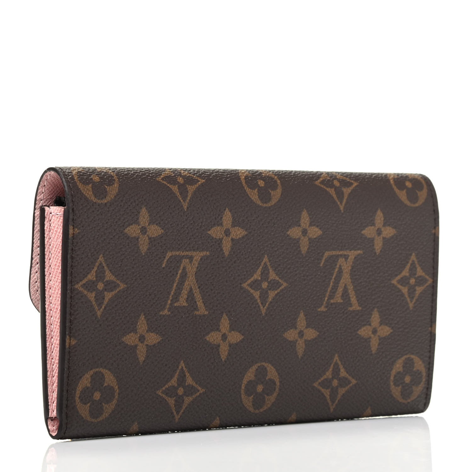 Louis Vuitton Monogram Emilie Wallet Rose Ballerine 3 of 7