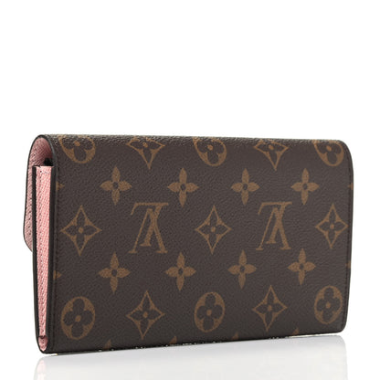 Louis Vuitton Monogram Emilie Wallet Rose Ballerine 3 of 7