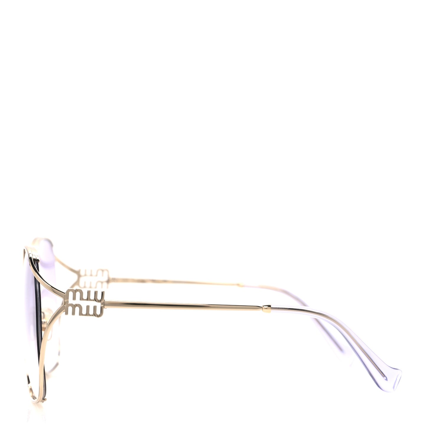 Metal Sunglasses SMU52W Gold Blue