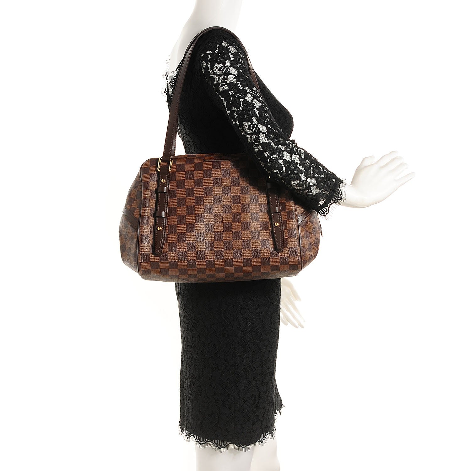 Louis Vuitton Damier Ebene Rivington GM 2 of 7