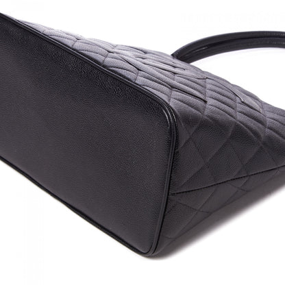 Chanel Caviar Quilted Medallion Tote Black 5 of 11