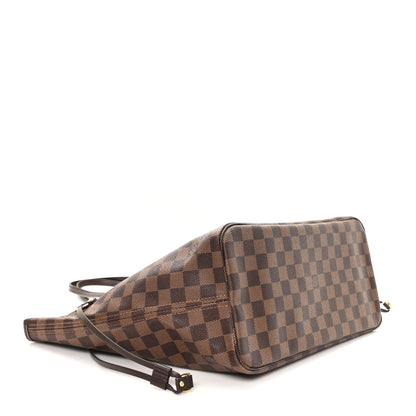 Louis Vuitton Damier Ebene Neo Neverfull MM Rose Ballerine 4 of 9