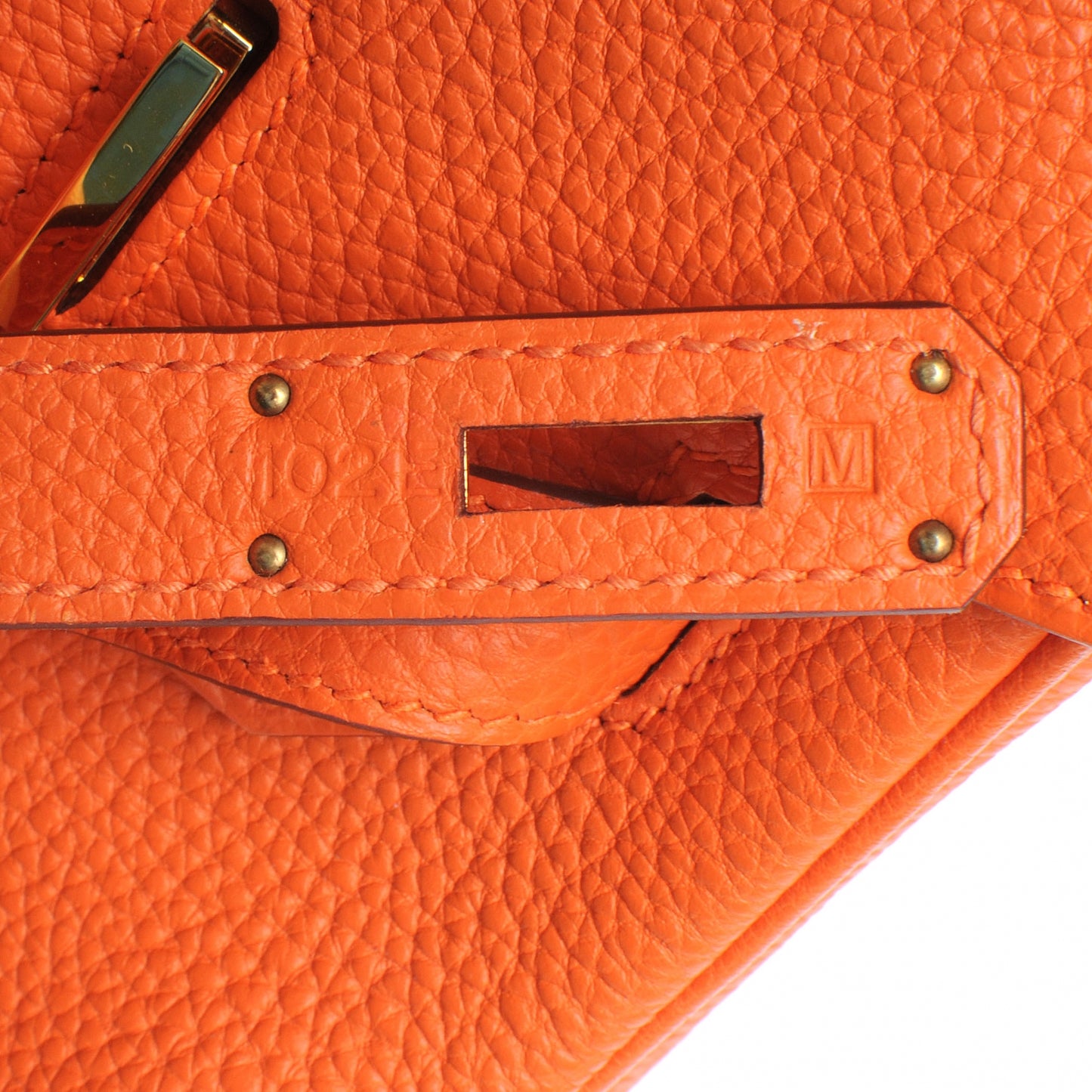 Togo Birkin 35 Orange