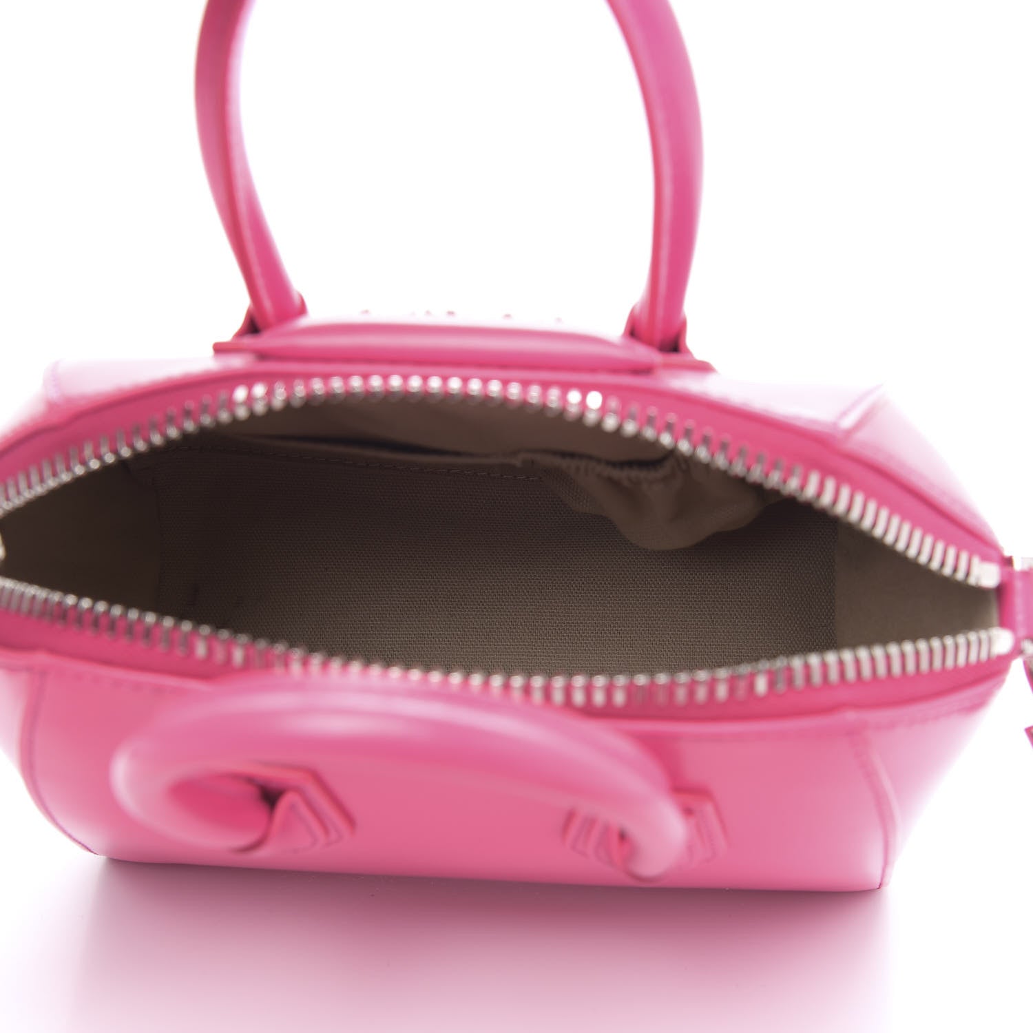 Givenchy Shiny Lord Calfskin Mini Antigona Shocking Pink 6 of 14