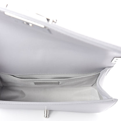 Chanel Lambskin Quilted Medium Boy Flap Grey 5 of 11