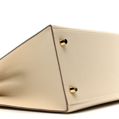 Hermes Epsom Kelly Sellier 28 Craie 9 of 17