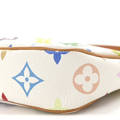 Louis Vuitton Monogram Multicolor Pochette Accessories White 10 of 12