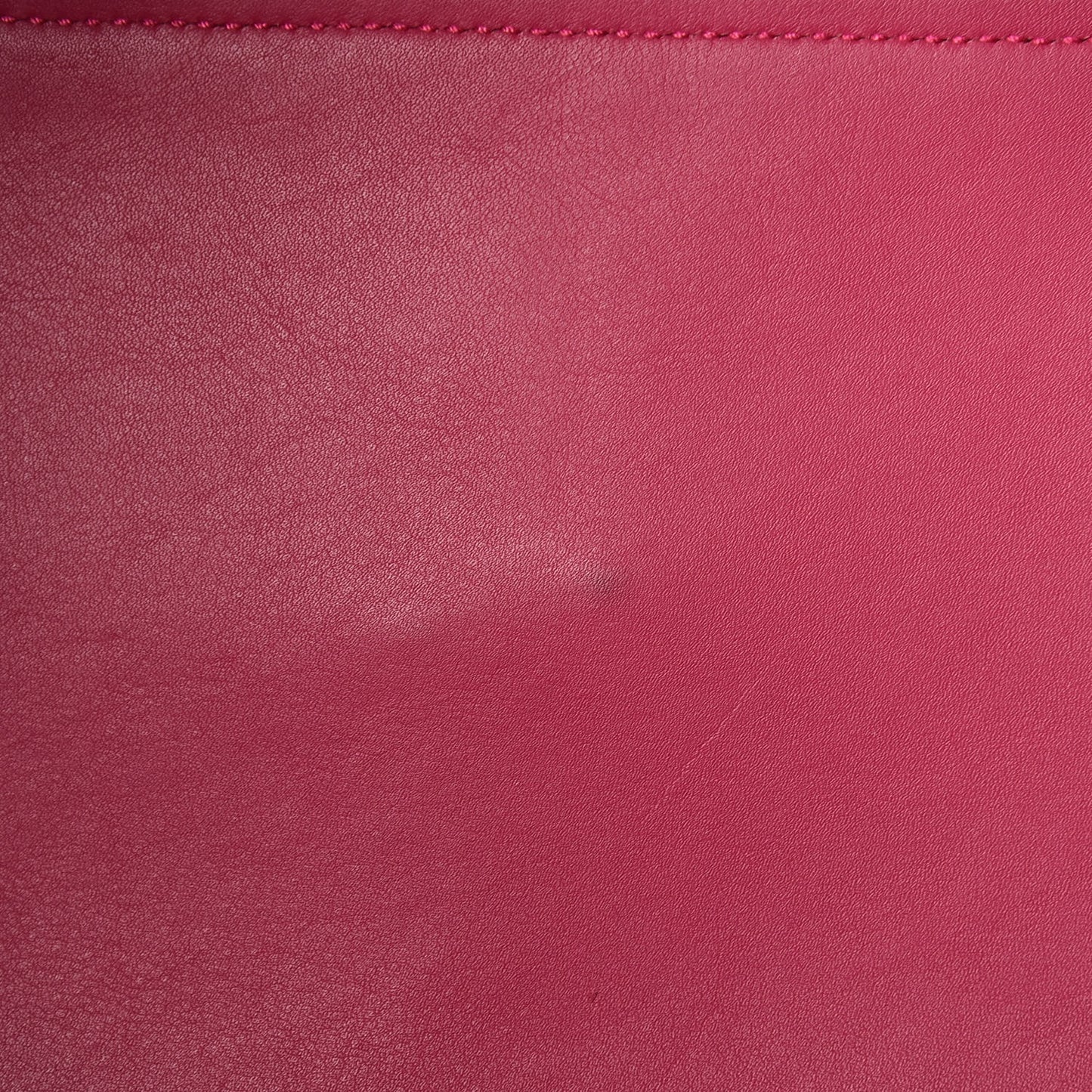 Calfskin Small Classic Y Cabas Fuchsia