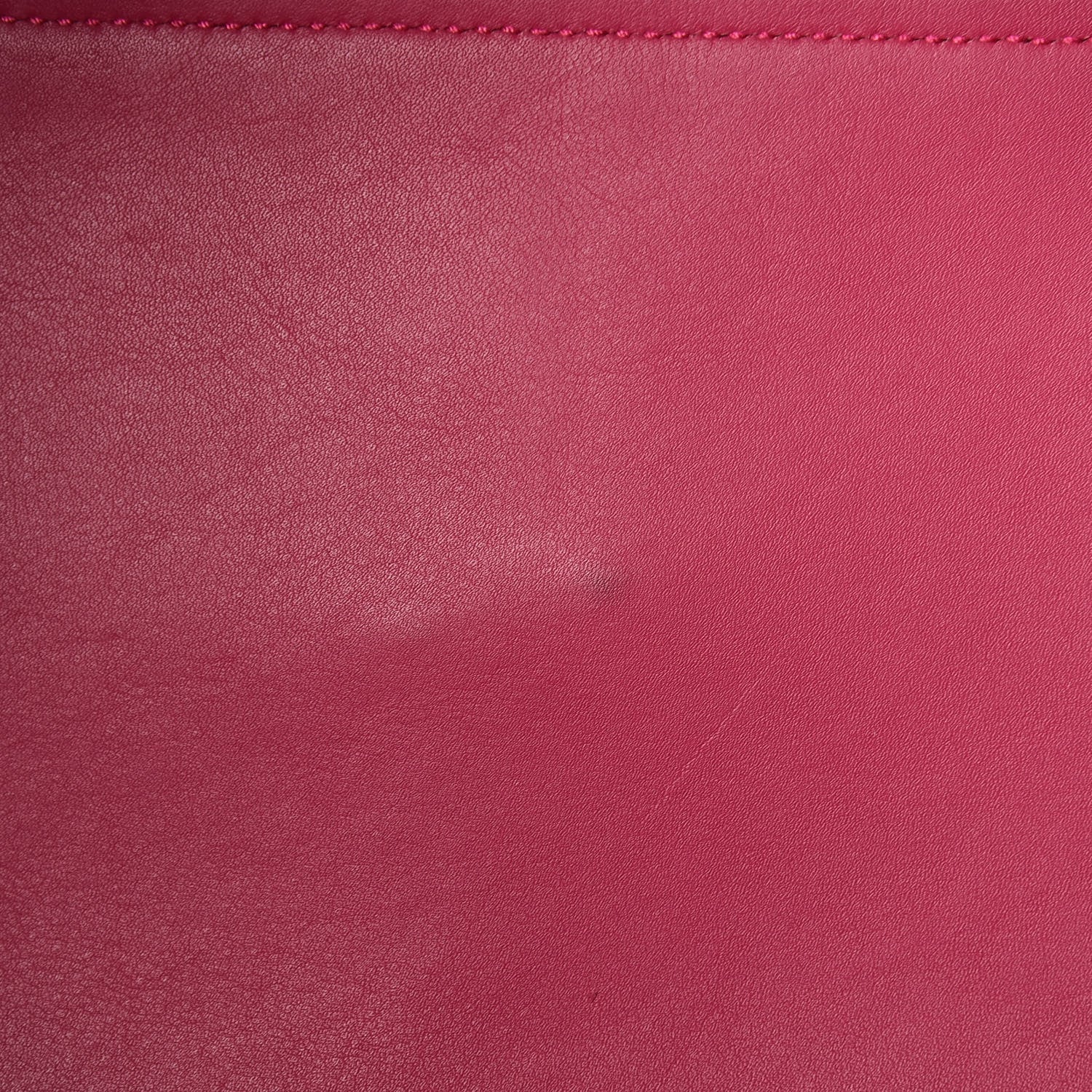 Saint Laurent Calfskin Small Classic Y Cabas Fuchsia 8 of 12