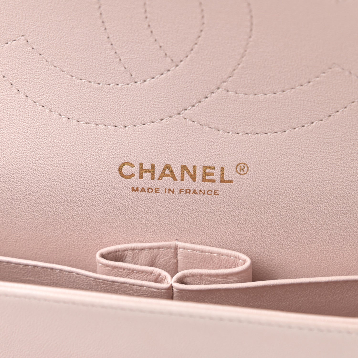 Chanel Lambskin Quilted Jumbo Double Flap Light Pink 6 of 14