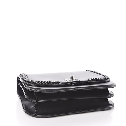 Chanel Calfskin Medium Braided Chic Flap Black 4 of 14