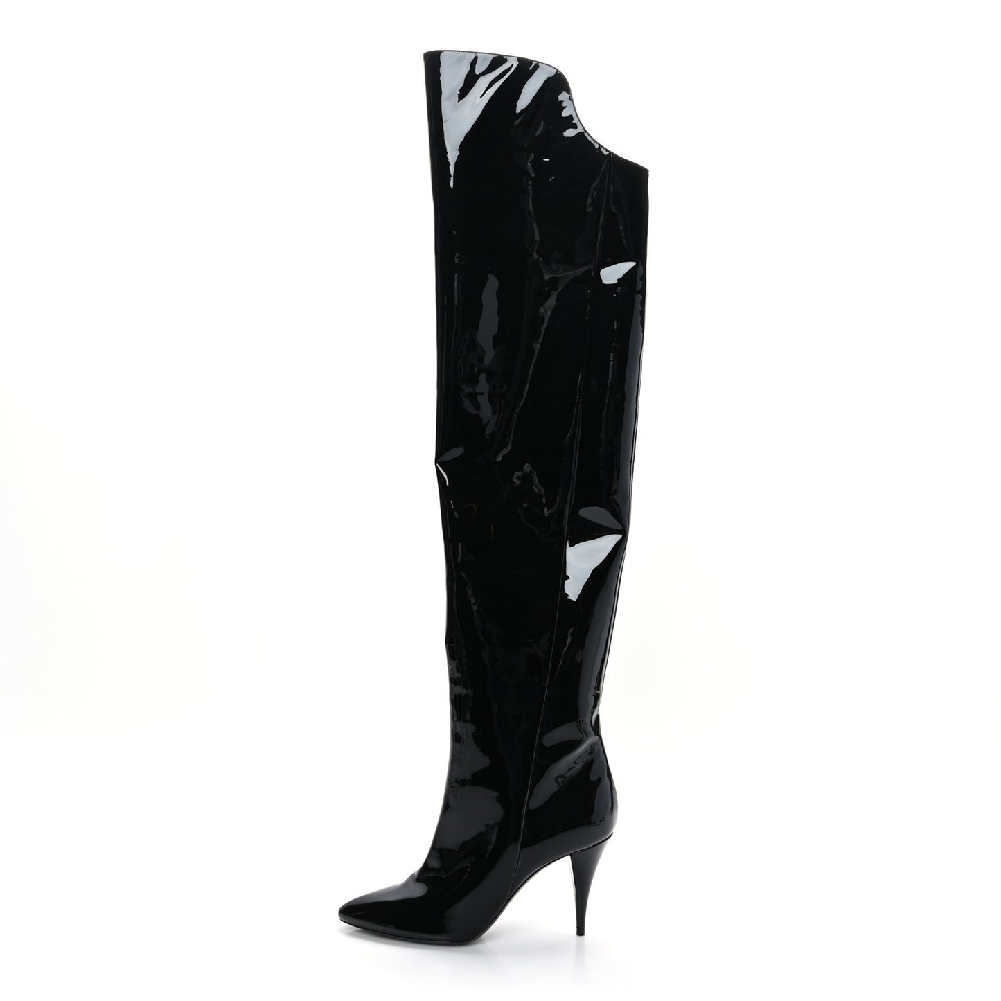 Patent Kiki 85 Over The Knee Boots 38 Black