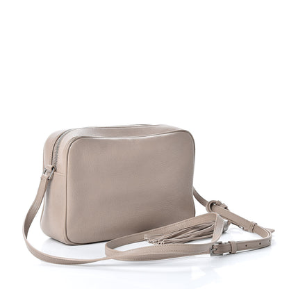 Saint Laurent Calfskin Small Lou Camera Bag Beige 3 of 15
