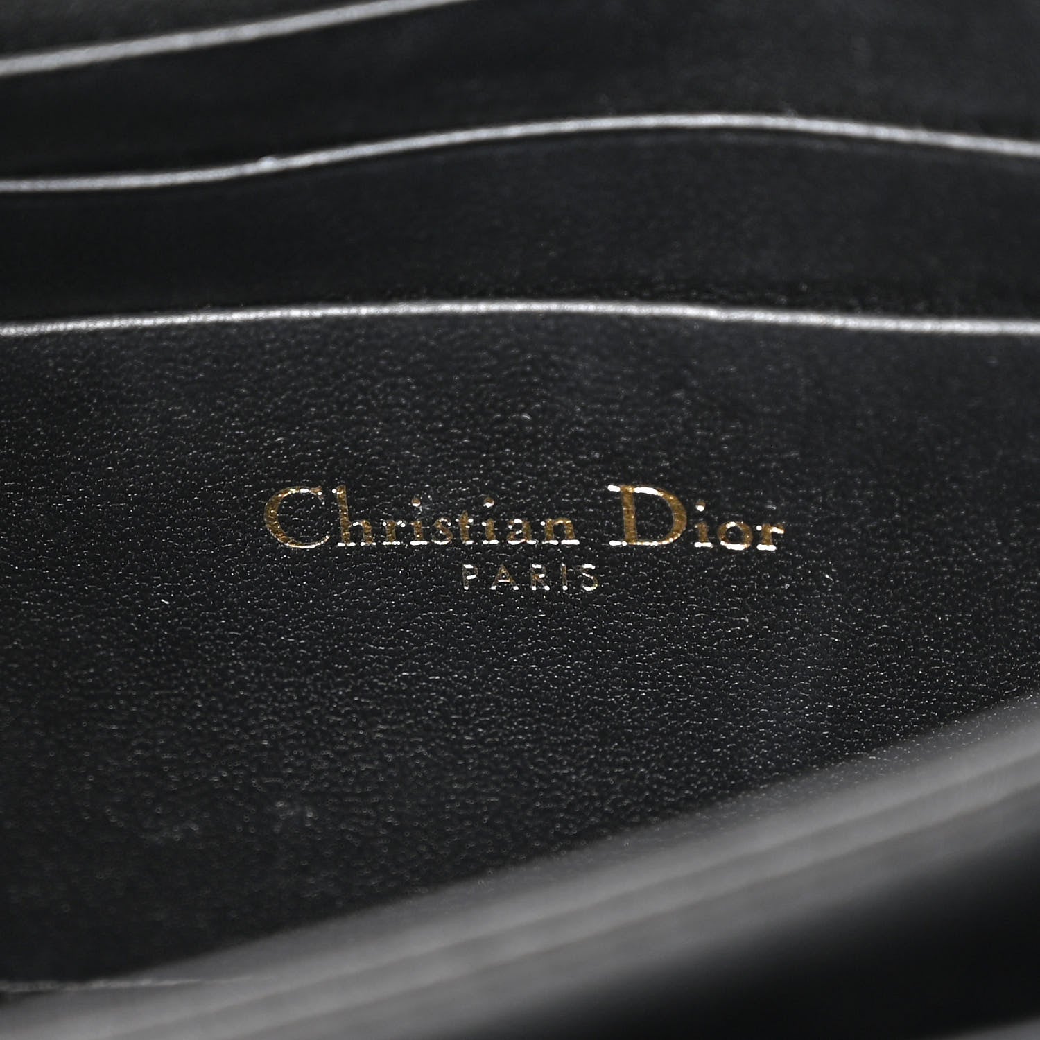 ヤ*ウ様 25SS クリスチャンディオール ブランドロゴパッチ ロングスリーブT Christian Dior Lambskin Lady Dior Top Handle Clutch Black 1458557