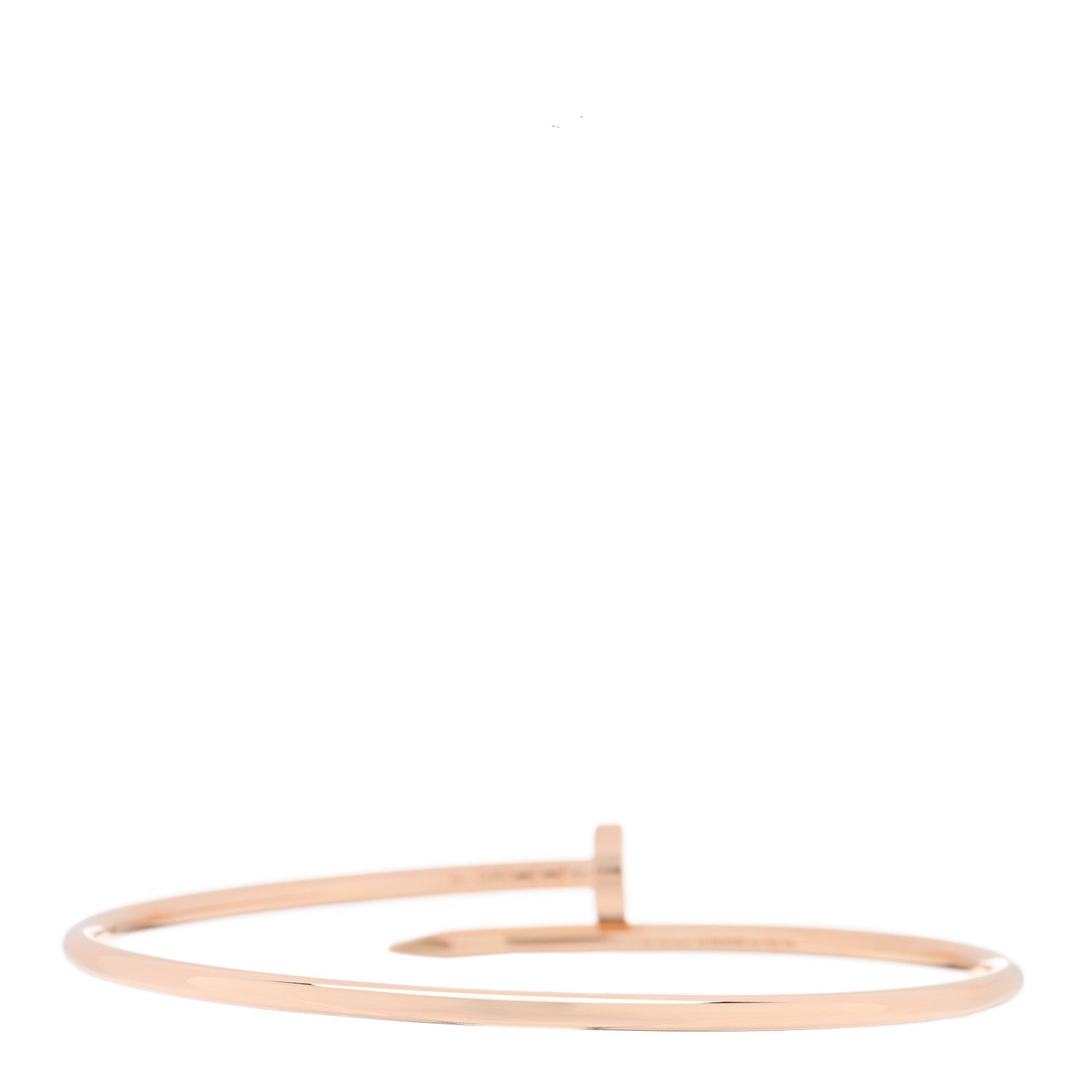 Cartier 18K Pink Gold Small Juste Un Clou Bracelet 18 2 of 4
