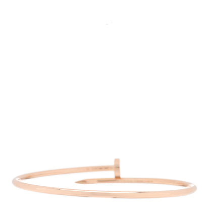 Cartier 18K Pink Gold Small Juste Un Clou Bracelet 18 2 of 4