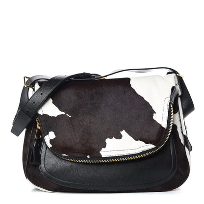 Tom Ford Calfskin Calf Hair Large Jennifer Brown White 1 of 12