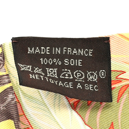 Hermes Silk Cheval Phoenix Twilly Jaune Vif Vert 3 of 3