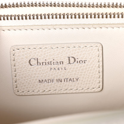 Christian Dior Grained Calfskin 30 Montaigne Chain Flap Bag White 6 of 9
