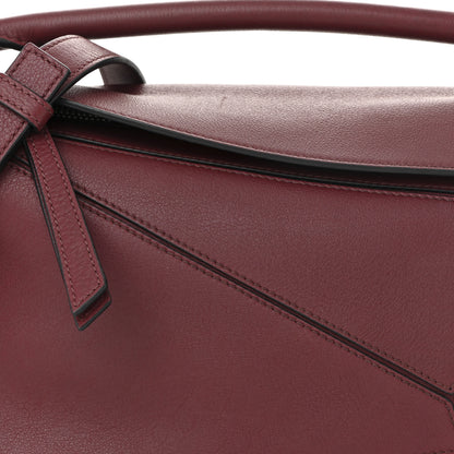 Loewe Calfskin Small Puzzle Bag Wine 7 of 9