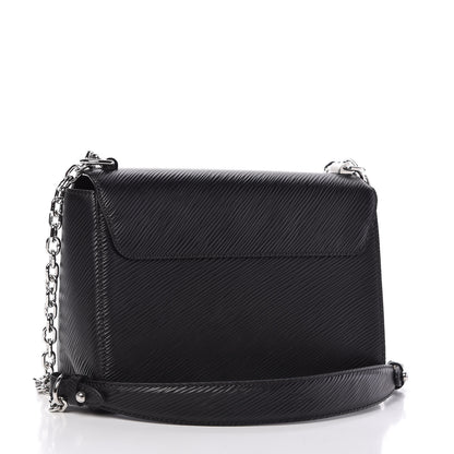 Louis Vuitton Epi Twist Shoulder Bag MM Black 3 of 9
