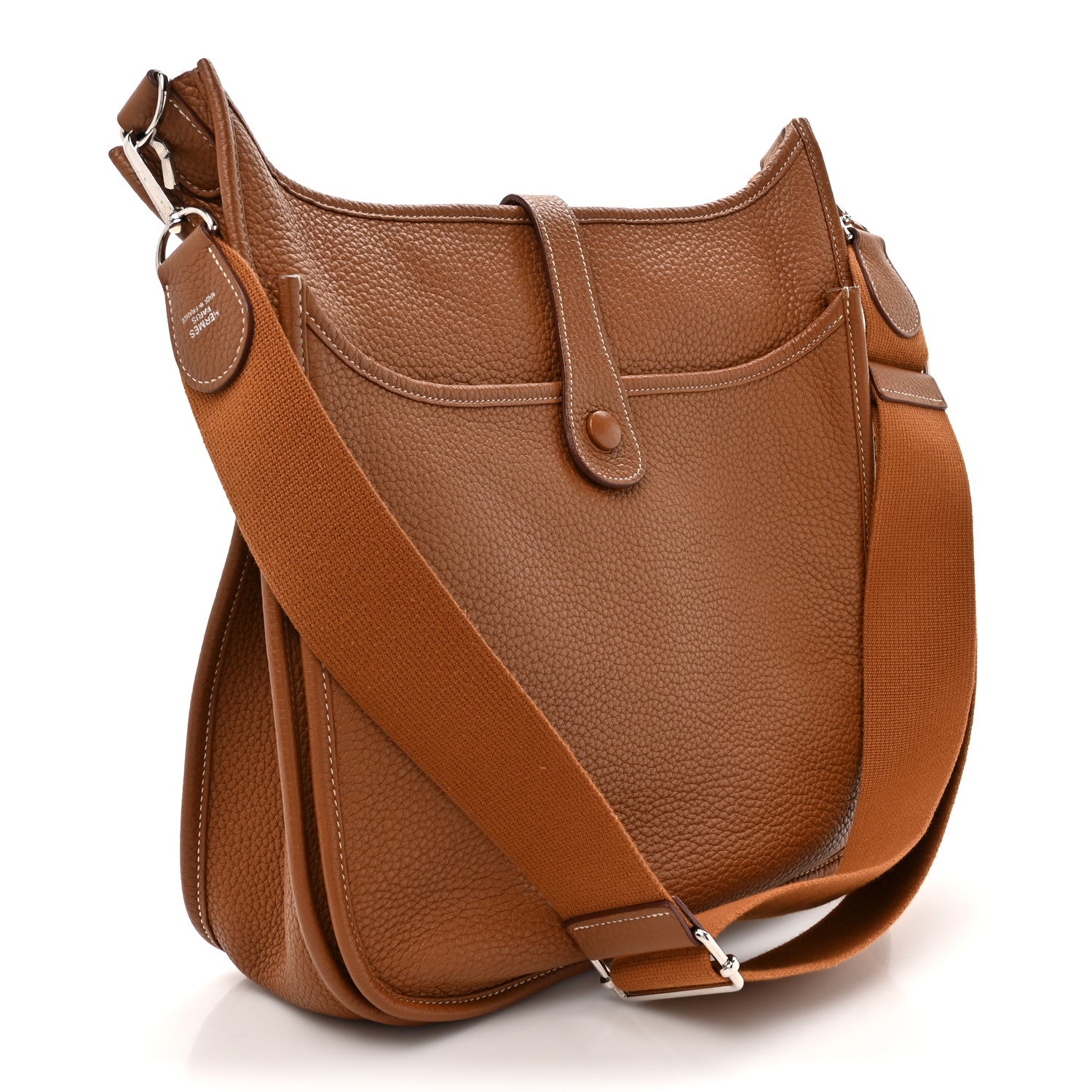 Hermes Taurillon Clemence Evelyne III GM Gold 3 of 15