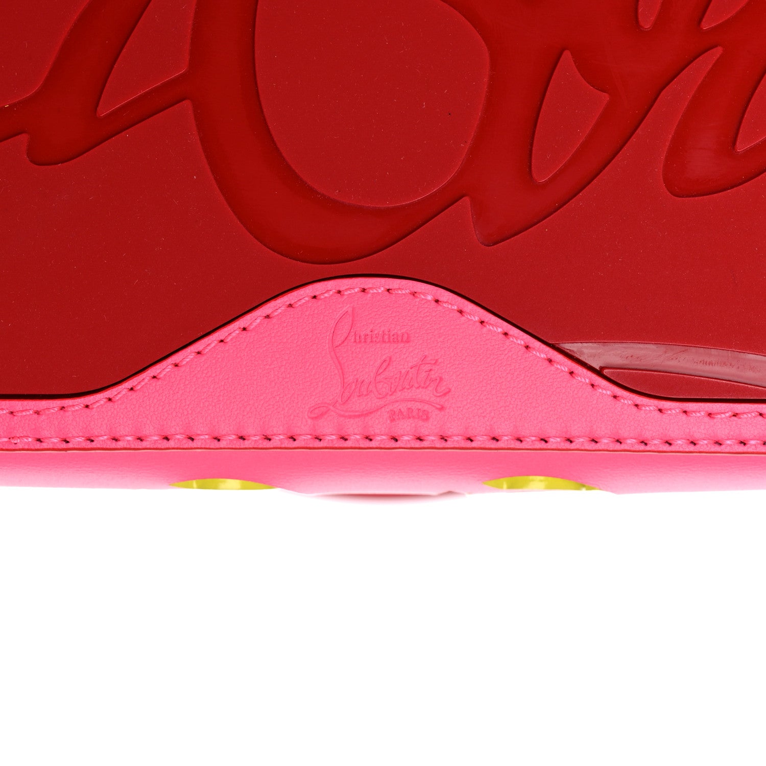 Christian Louboutin Calfskin Loubinthesky Perforated Cabata Tote Fiesta 12 of 12