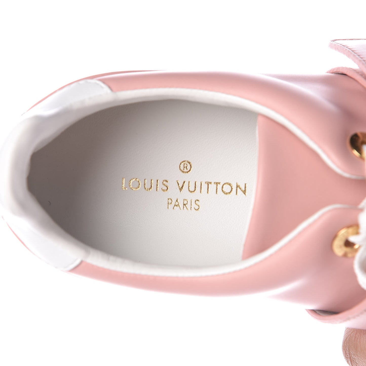 Calfskin Frontrow Sneakers 38 Rose Clair