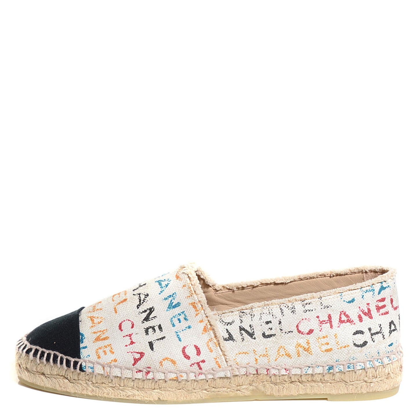 Toile Monogram Cap Toe Espadrilles 41 Multicolor