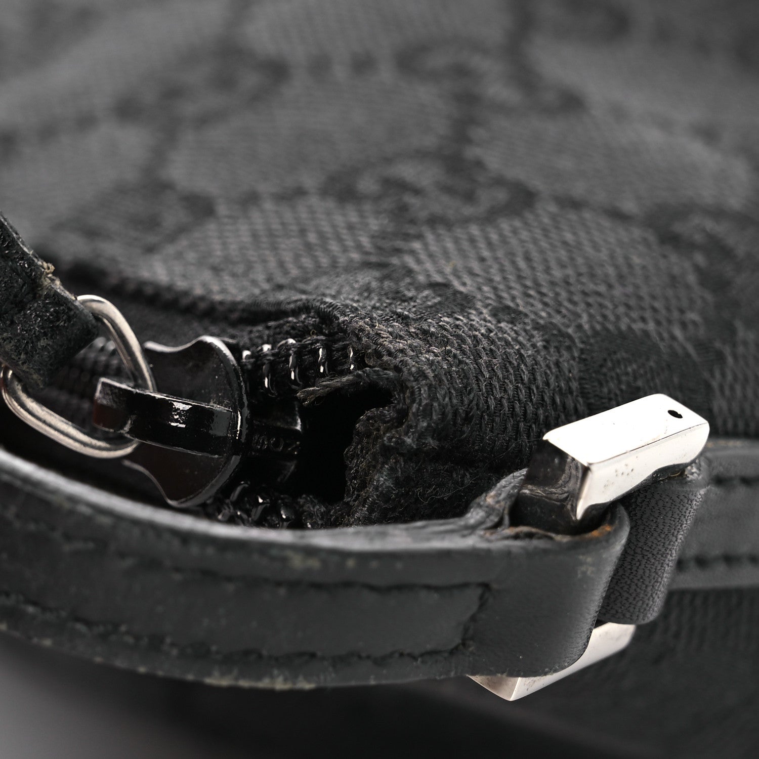Gucci Monogram Boat Pochette Black 12 of 13