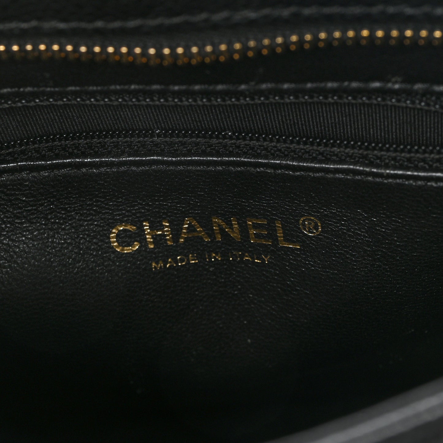 Caviar Quilted Medallion Tote Black