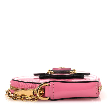 Louis Vuitton Vernis Flower Heart Coin Purse Light Pink 4 of 10
