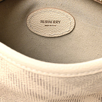 Burberry Coated Canvas Vintage Check Small Highlands Shoulder Bag Soap 6 of 9