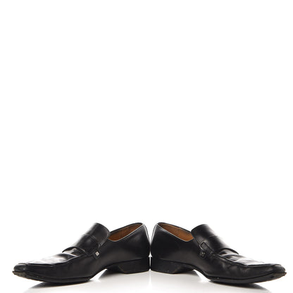 Louis Vuitton Mens Calfskin Loafers 10.5 Black 6 of 19