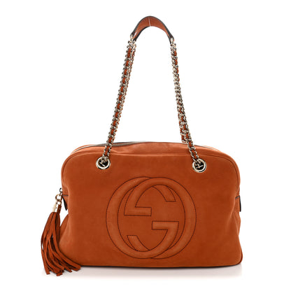 Gucci Vitello Range Medium Soho Bowler Old Whisky 1 of 10