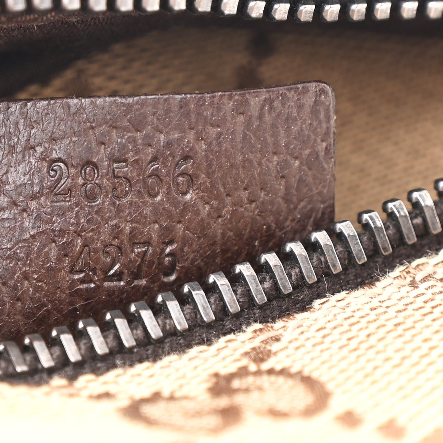 GG Monogram Double Pocket Belt Bag Dark Brown