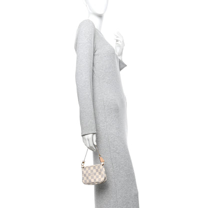 Louis Vuitton Damier Azur Mini Pochette Accessories 2 of 10