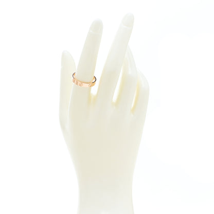 Cartier 18K Pink Gold 3.5mm LOVE Wedding Band Ring 56 7.5 3 of 5