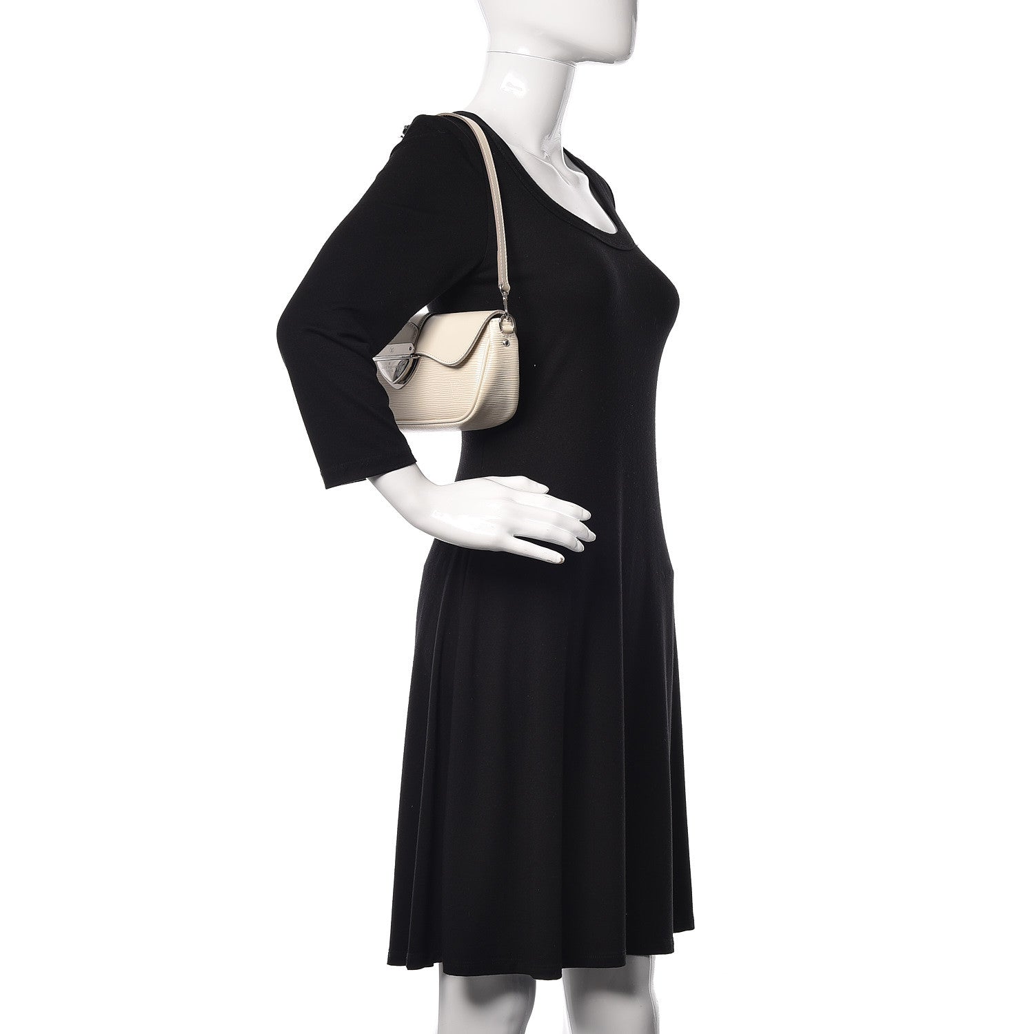 Louis Vuitton Epi Montaigne Clutch Ivory 2 of 9