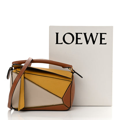 Loewe Calfskin Mini Puzzle Bag Mustard Tan 11 of 11