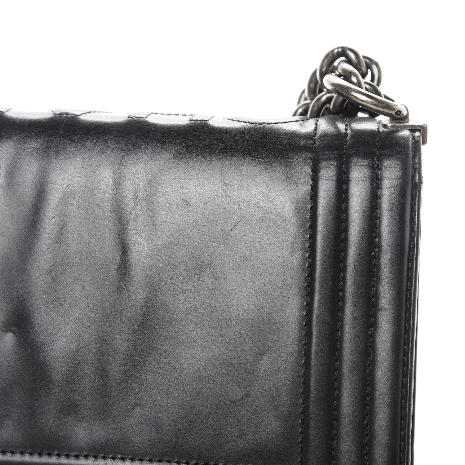 Chanel Calfskin Medium Boy Flap Black 17 of 19