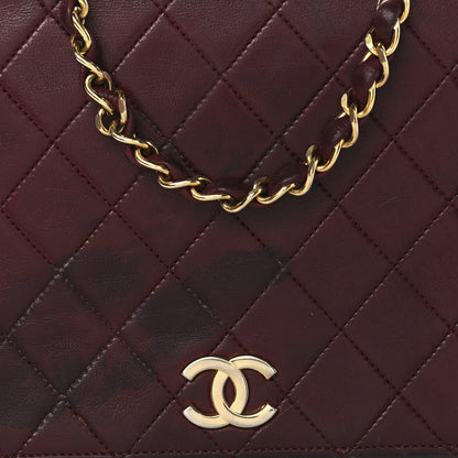 Chanel Lambskin Quilted Small Single Flap Bordeaux 7 of 16