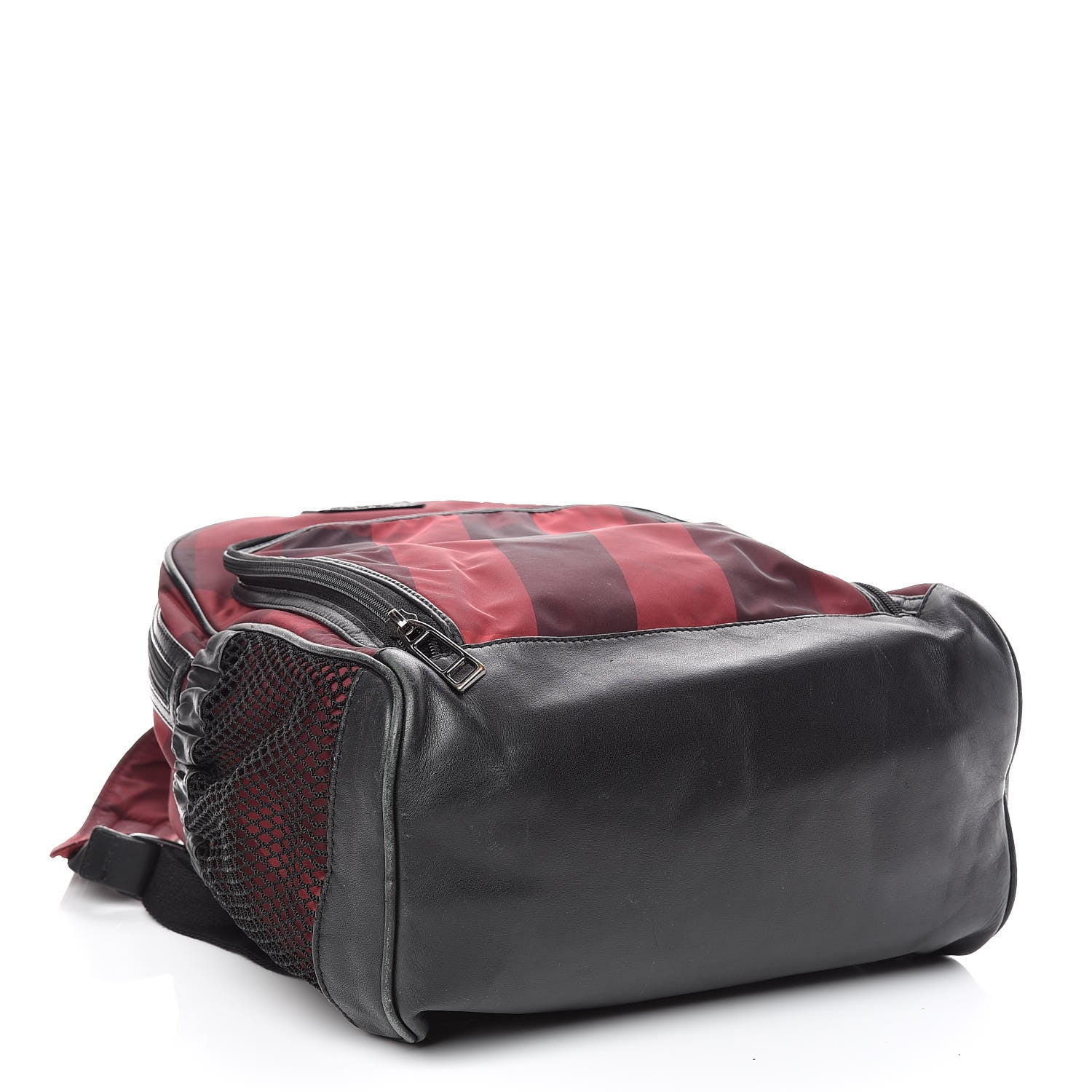 Burberry Nylon Supernova Check Backpack Red 4 of 15